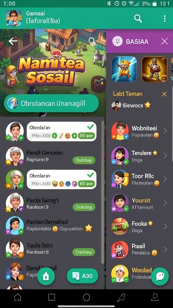 toopgws - Fitur interaksi komunitas yang sangat membantu pemain.